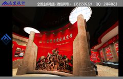 党史馆展厅 党建展览馆效果图