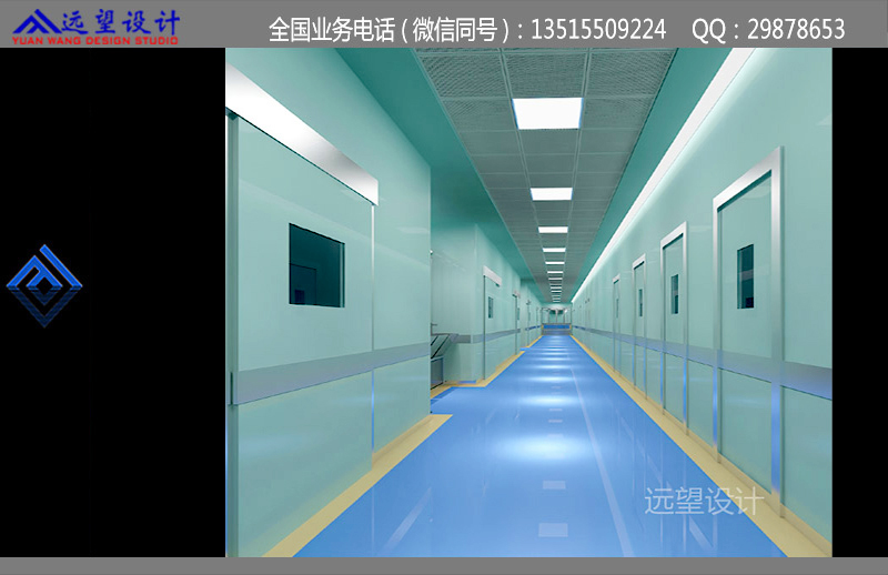 医院走廊效果图