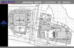 公安局整体规划设计鸟瞰效果图