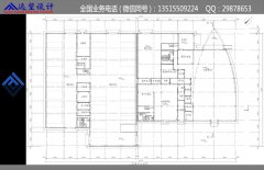 三个汽车销售展示厅建筑效果图