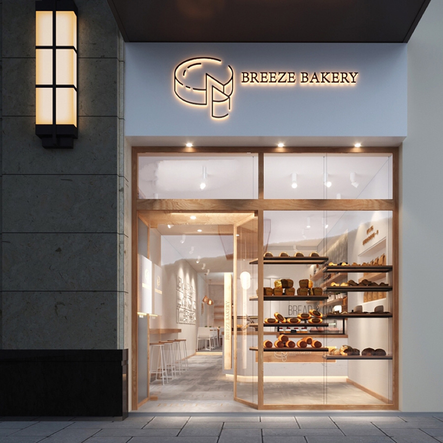 甜品店装修风格图片